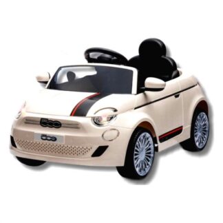 Auto elettrica Biemme Bcs 1137 B FIAT 500 12V R C Bianco Auto elettrica (ord.min.1.00unità)