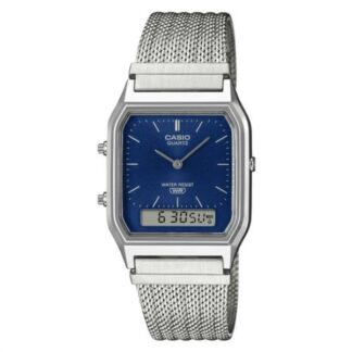 Orologio Casio AQ 230EM 2AEF VINTAGE Silver e Blue Orologio polso (ord.min.1.00unità)