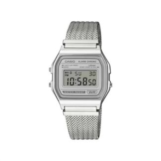 Orologio Casio A158 WEM 7EF VINTAGE Silver e White Orologio polso (ord.min.1.00unità)