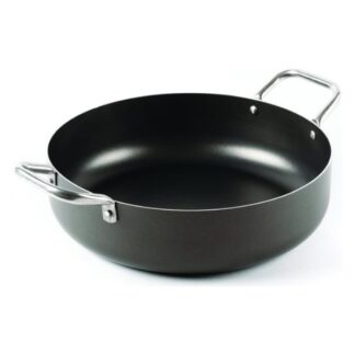 Tegame Tegame Domo D94TE3200 CHEF LINE 2 manici acciaio Grigio scuro (ord.min.1.00 unità)