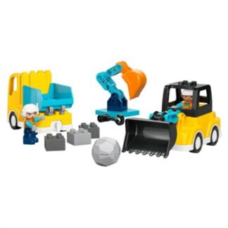 Costruzioni LEGO 10475 DUPLO TOWN Veicoli da cantiere 3 in 1 Costruzioni (ord.min.1.00unità)