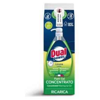 Detergente piatti Detergente piatti Dual Power 9170 ricarica gel concentrato limone (ord.min.1.00 unità)