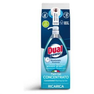 Detergente piatti Detergente piatti Dual Power 9173 ricarica gel concentrato bicarbonato (ord.min.1.00 unità)
