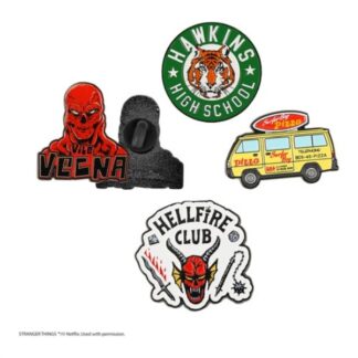 Gadget Gadget Cinereplicas STRANGER THINGS Set di 4 spille della stagione 4 (ord.min.1.00 unità)