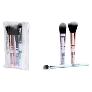 Brush set 3 pz pennelli trucco Idc Institute Accessori per trucco (ord.min.1.00unità)