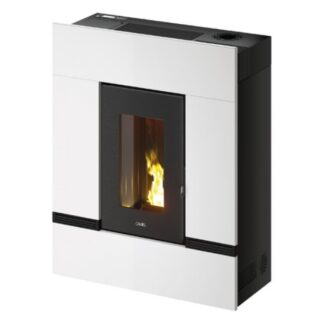Stufa pellet Cadel 7023096 MITHOS Plus 12 Up Twin T2 White Stufa pellet (ord.min.1.00unità)