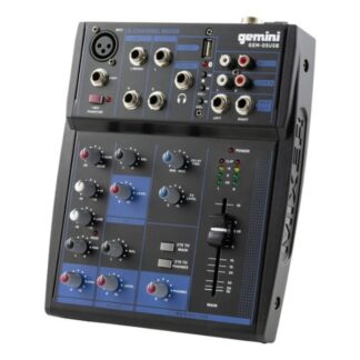 Mixer disc jockey Mixer disc jockey Gemini GEM 05USB PROFESSIONAL Black (ord.min.1.00 unità)