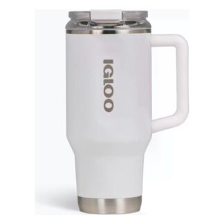 Tazza termica Tazza termica Igloo 97000171539 FLIP N' SIP mug con cannuccia Bianco (ord.min.1.00 unità)