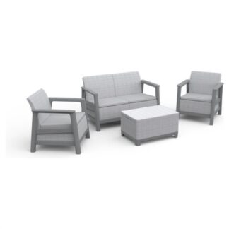 Set da esterno Set da esterno Allibert 264037 SCANDI Ash grey e Storm grey (ord.min.1.00 unità)
