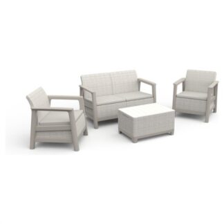 Set da esterno Set da esterno Allibert 264038 SCANDI Pebble grey e Soft beige (ord.min.1.00 unità)