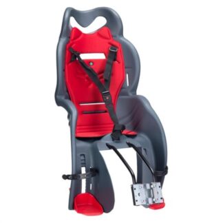 Seggiolino bici HTP Design SANBAS T a telaio Antracite e Rosso Seggiolino bici (ord.min.1.00unità)