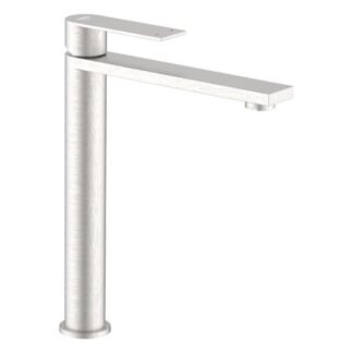 Miscelatore lavabo Miscelatore lavabo Idro Bric SCARUB1502AC SOLAR bocca alta Spazzolato (ord.min.1.00 unità)