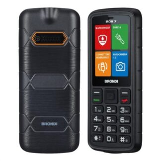 Cellulare Cellulare Brondi IRON X Rugged Dual Sim Black (ord.min.1.00 unità)