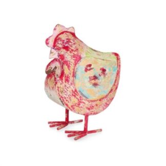 Accessorio decorativo Yes Everyday 0187408 NUNA Gallina Multicolo ross Accessorio decorativo (ord.min.2.00unità)