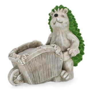 Porta vaso Porta vaso Yes Everyday 0143146 GARDEN Riccio con carriola Grigio e Ve (ord.min.2.00 unità)