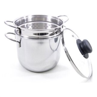 Cuoci pasta Cuoci pasta Rivadossi PE105 TOMATTÒ Potty con coperchio vetro Cromo lu (ord.min.1.00 unità)