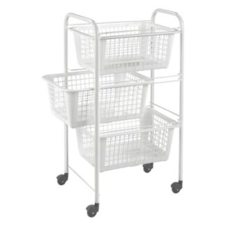 Carrello porta vivande Carrello porta vivande Metaltex 341803 006 SAN DIEGO Bianco (ord.min.1.00 unità)