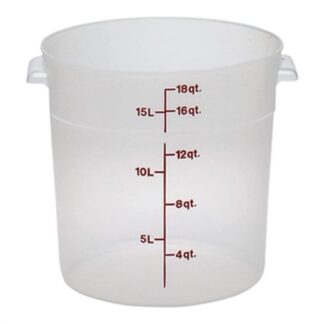 Contenitore graduato Contenitore graduato Cambro RFS18PP190 CAMROUNDS Traslucido (ord.min.1.00 unità)