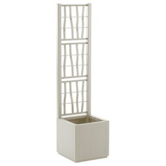 Fioriera con grigliato Fioriera con grigliato Stefanplast 68800 ETHICA ECO LINE Bianco gesso (ord.min.1.00 unità)