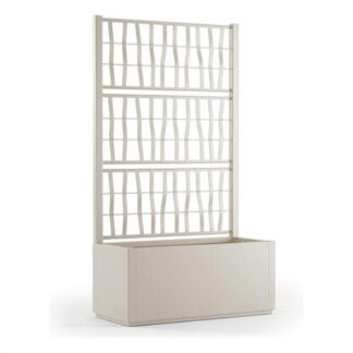 Fioriera con grigliato Fioriera con grigliato Stefanplast 68600 ETHICA ECO LINE Bianco gesso (ord.min.1.00 unità)