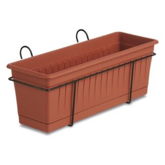 Balconiera Balconiera Stefanplast 86060 con cassetta piante inclusa Terracotta (ord.min.1.00 unità)