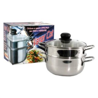 Vaporiera Vaporiera Metalsomma 630 18 risottiera Cromo lucido (ord.min.1.00 unità)