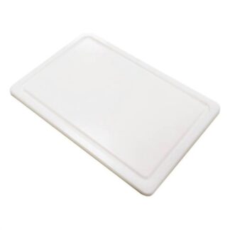 Tagliere Tagliere Bisetti BIS20 004030 020 professionale con scanalatura Bianco (ord.min.1.00 unità)