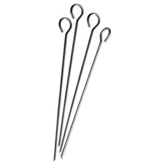 Set spiedini Set spiedini Caper S25 6 Cromo (ord.min.1.00 unità)