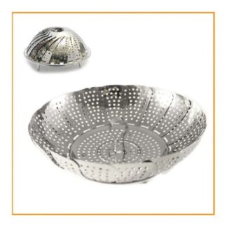 Cestello cuoci vapore Cestello cuoci vapore Gnali 890G a ventaglio grande Cromo lucido (ord.min.1.00 unità)