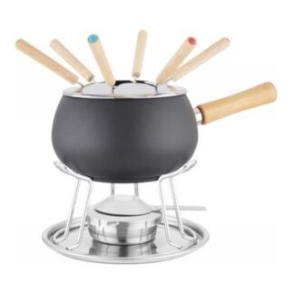 Set fonduta Set fonduta Kaufgut 070610 EVA Nero opaco (ord.min.1.00 unità)