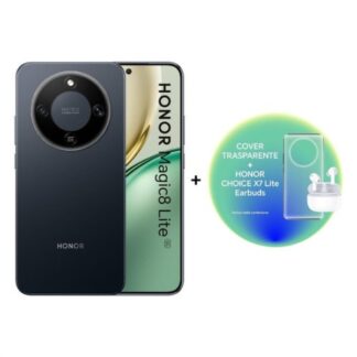 Smartphone Honor MAGIC8 LITE Bundle Cover+X7 Lite Tim Midnight black Smartphone (ord.min.1.00unità)