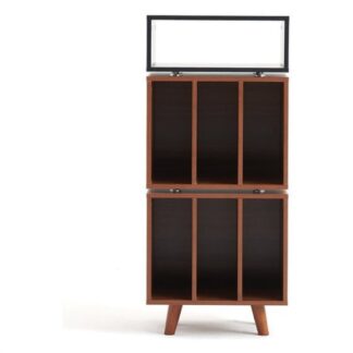 Mobile HI FI Mobile HI FI Norstone NORSTO110ABSWN STOCKHOLM 1100 Black e Walnut (ord.min.1.00 unità)