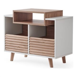 Mobile HI FI Mobile HI FI Norstone NOROSVI80AWTOK OSLO 800 White e Oak (ord.min.1.00 unità)