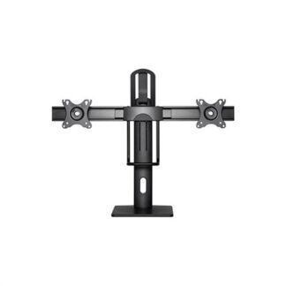 Supporto monitor TV scrivania Supporto monitor TV scrivania Hamlet HM SPMSD200 Dual Desk Black (ord.min.1.00 unità)