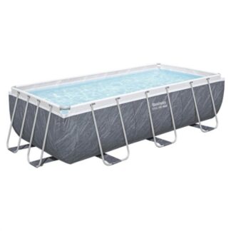 Piscina Bestway 56721 7 STEEL PRO MAX Effetto marmo grigio Piscina fuori terra (ord.min.1.00unità)