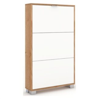 Scarpiera Scarpiera Sarmog A753RCBNI QUADRANTE 9 Paia Rovere cadiz e Bianco neve (ord.min.1.00 unità)