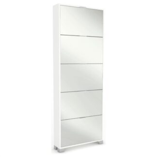 Scarpiera Scarpiera Sarmog A755BNSPI QUADRANTE 15 Paia Bianco neve e Specchio (ord.min.1.00 unità)