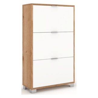 Scarpiera Scarpiera Sarmog A763RCBNI QUADRANTE 18 Paia Rovere cadiz e Bianco nev (ord.min.1.00 unità)