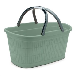 Cesta multiuso Cesta Stefanplast 91202 DOMUS HOME COLLECTION con manici Green tea (ord.min.1.00 unità)