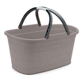 Cesta multiuso Cesta Stefanplast 91201 DOMUS HOME COLLECTION con manici Greige (ord.min.1.00 unità)