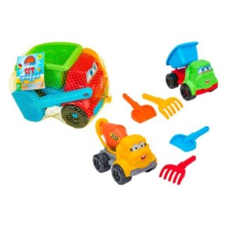 Set sabbia Set gioco sabbia Globo 42245 ESTATOYS Camion o betoniera con accessori (ord.min.1.00 unità)