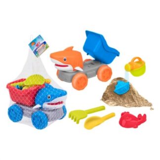 Set gioco sabbia Globo 42787 ESTATOYS Camion squalo con accessori sabb Set sabbia (ord.min.1.00unità)