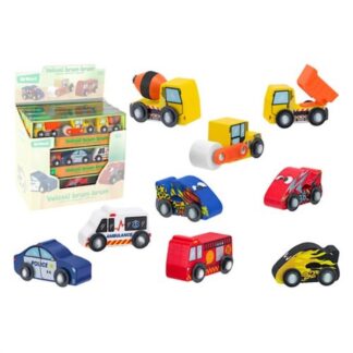 Prime attività Gioco prima infanzia Globo 42872 SIR WOOD Set 3 veicoli legno Brum Bru (ord.min.1.00 unità)