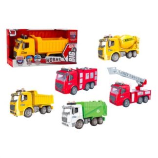 Mezzo stradale Modellino automezzo Globo 43024 BIG ROAD Camion Works frizione con luc (ord.min.1.00 unità)