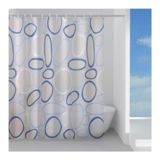 Tenda doccia Tenda doccia Gedy TVI13441230 CIOTOLI Azzurro e Bianco (ord.min.1.00 unità)