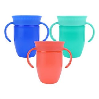 Tazza bimbo Tazza bimbo bordo antigoccia 360°con manici Nuby NV04040 Assortito (ord.min.1.00 unità)