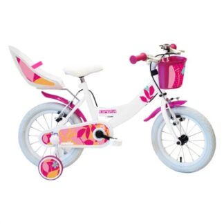 Bicicletta Bicicletta Esperia 25150E BIMBA STARLET con rotelle e accessori Bianco (ord.min.1.00 unità)