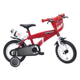 Bicicletta Esperia 23568E BIMBO FLASH con rotelle e accessori Rosso Bicicletta (ord.min.1.00unità)