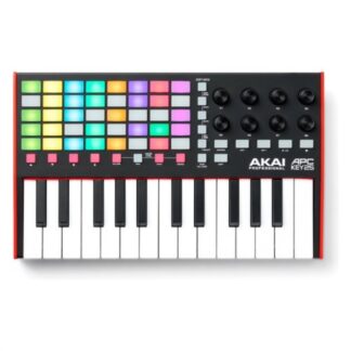Tastiera controller disc jockey Tastiera controller Akai Professional APC Key 25 MKII Black e Red (ord.min.1.00 unità)
