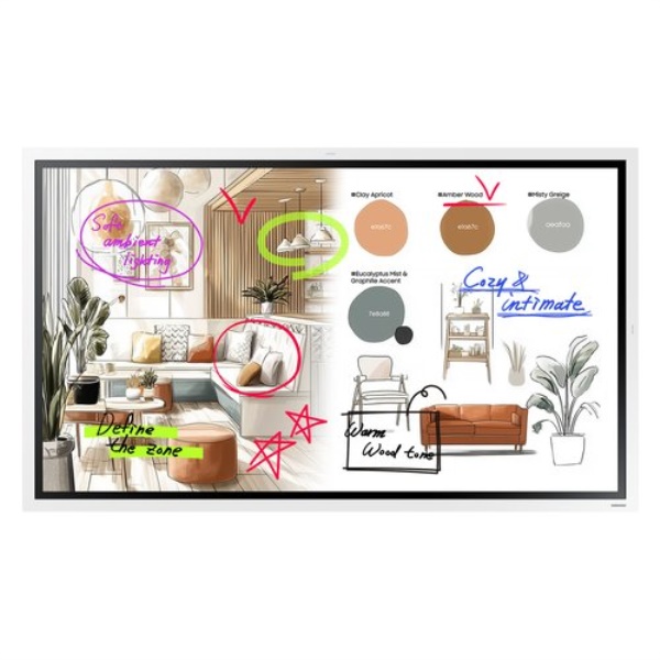 Display professionale Display professionale Samsung LH55WMFWBGCXEN WMFX SERIES Flip 5 White (ord.min.1.00 unità)